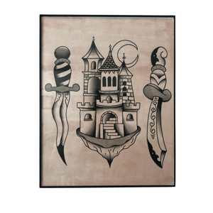 Castle Painting 11"X14"
