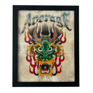Average Dragon Painting 16"X20"