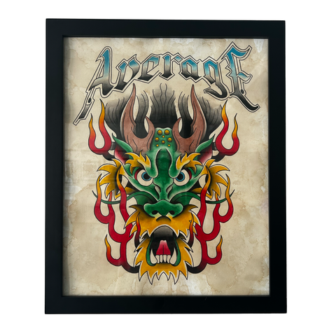 Average Dragon Painting 16"X20"