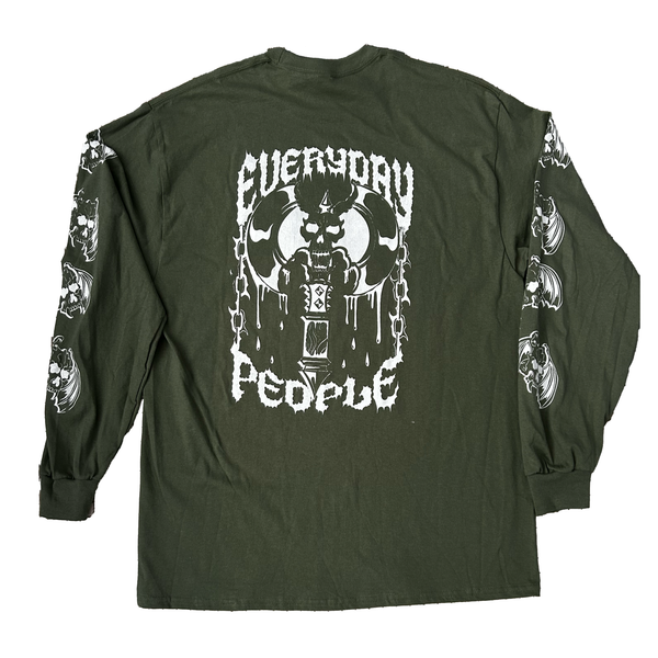Evil Knight Longsleeve - Military Green