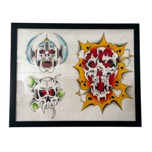 Skulls Painting 11"X14"